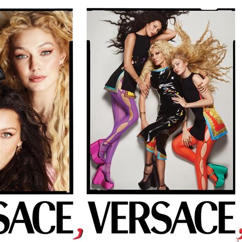 bella hadid versace campaign|gigi and bella hadid versace.